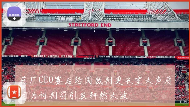 药厂CEO赛后怒闯裁判更衣室大声质问为何判罚引发轩然大波
